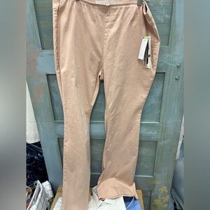 Tinseltown Hi-Rise Light Pink Flare Pants